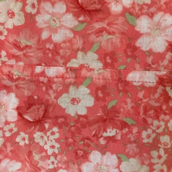 Emma James 3/4 Sleeve Pink Floral Print Button Up Blouse - lightweight Size 12 - Picture 7 of 8